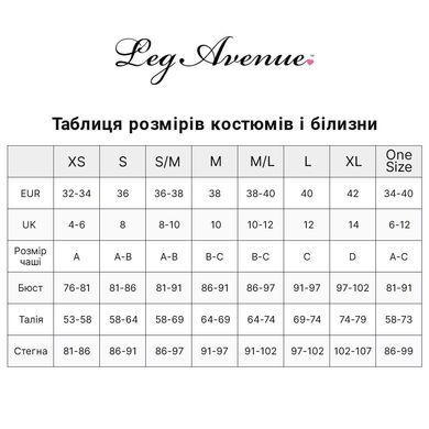 Бодістокінг Leg Avenue Rhinestone Lace and Net, One Size, червоний, зі стразами, відкритий доступ SX1039 фото