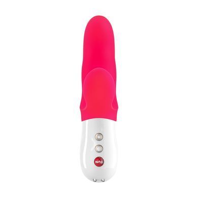 Вібратор-кролик Fun Factory MISS BI pink/white, 2 незалежні мотори, діаметр 4,2 см SX0944 фото