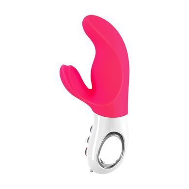 Вібратор-кролик Fun Factory MISS BI pink/white, 2 незалежні мотори, діаметр 4,2 см SX0944 фото