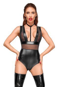 Боді з мокрим ефектом Noir Handmade F183 Powerwetlook body, 3XL SX0058 фото