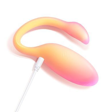 Смарт-віброяйце Magic Motion Flamingo Max Orange 2 в 1: віброяйце та тренажер Кегеля, 10 режимів SX2193 фото