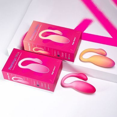 Смарт-віброяйце Magic Motion Flamingo Max Orange 2 в 1: віброяйце та тренажер Кегеля, 10 режимів SX2193 фото