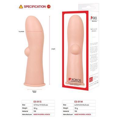 Насадка на член Kokos Extreme Sleeve ES.01 розмір M SO1271 фото