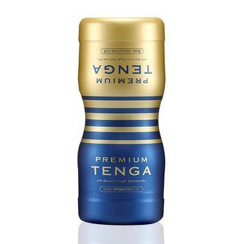 Мастурбатор Tenga Premium Dual Sensation Cup, двосторонній, з двома незалежними каналами SO5109 фото