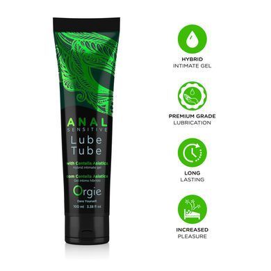 Анальна змазка Orgie Lube Tube Anal Sensitive, 100 мл, водна основа, імітація силікону SX1510 фото