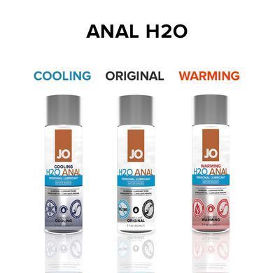 Анальна змазка JO ANAL H2O &mdash; ORIGINAL (60 мл) на водній основі, рослинний гліцерин SO1455 фото