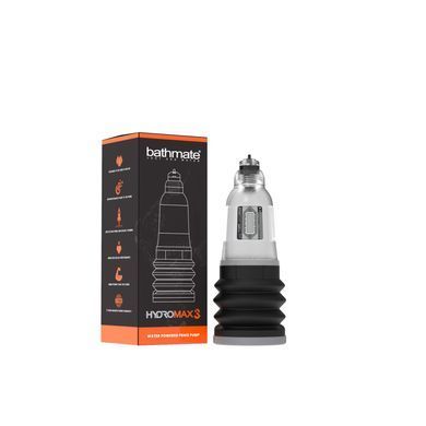 Гідропомпа Bathmate Hydromax 3 Clear, для члена довжиною до 7,5 см, діаметр до 4,5 см SX2297 фото