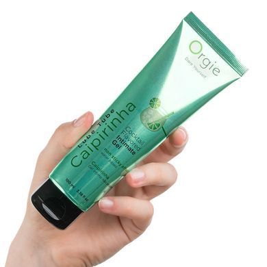 Лубрикант на водній основі Orgie Lube Tube Cocktail Caipirinha, 100 мл, смак цитрусового коктейлю SX1513 фото