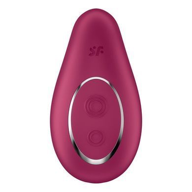 Вібратор Satisfyer Dipping Delight Berry, 2 мотори, гнучкий кінчик SO6990 фото