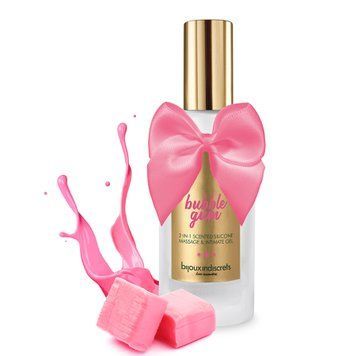Лубрикант на силіконовій основі 2в1 Bijoux Indiscrets Bubblegum для сексу та масажу SO5941 фото