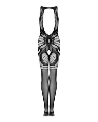 Сітчастий бодістокінг без рукавів Obsessive Bodystocking G331 S/M/L, black, з доступом SO7697 фото