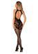 Сітчастий бодістокінг без рукавів Obsessive Bodystocking G331 S/M/L, black, з доступом SO7697 фото 4