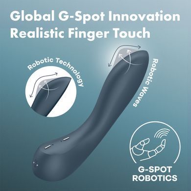Стимулятор точки G Satisfyer G-Spot Wave 4, ефект пестощів пальчиком, 12 режимів SX2167 фото