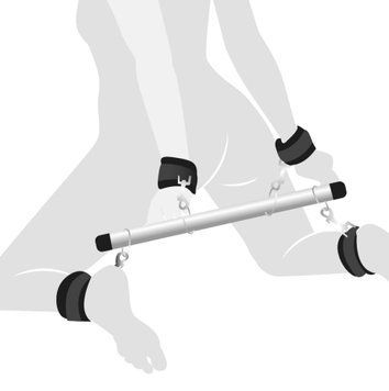 Колодка-розпірка для рук та ніг Art of Sex &ndash; Bondage Soft Touch BDSM Spreader, чорний SO7523 фото