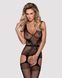 Бодістокінг Obsessive Bodystocking F217 XL/XXL, елегантний силуетний малюнок, імітація панчіх SO7227 фото 1