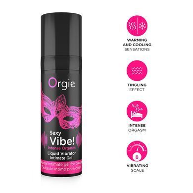 Рідкий вібратор Orgie - Sexy Vibe! Intense Orgasm (15 мл) SX1547 фото