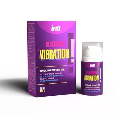 Рідкий вібратор Intt Vibration Blackberry (15 мл) зі смаком ожини SX2661 фото