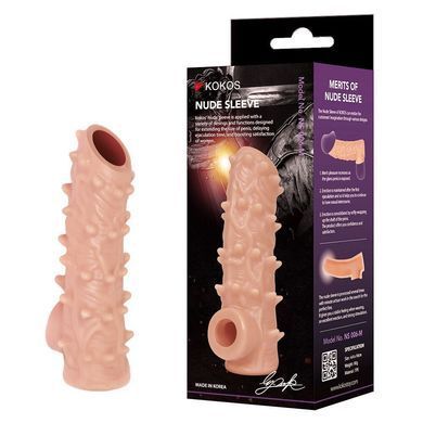 Насадка на член Kokos Nude Sleeve NS 006 L SX1482 фото