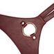Шкіряні трусики для страпона Liebe Seele Wine Red Strap on Harness, універсальний розмір SO9464 фото 5