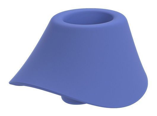 Вагінально-кліторальний стимулятор Womanizer Blend Vibrant Blue, вібрація + вакуум, 2 мотори SX2142 фото