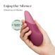 Мінівібратор Womanizer Vibe Dusky Pink, 3 авторежими + 10 рівнів інтенсивності SX2144 фото 5