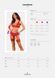 Комплект білизни Obsessive Lacelove cupless 3pcs set XS/S Red, бюстгальтер, стрінги, пояс для панчіх SO8655 фото 5