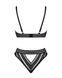 Комплект білизни Obsessive Natilya 2-pcs set M/L, black, бюстгальтер, трусики SO7718 фото 6