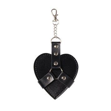 Брелок на карабіні для ключів Art of Sex Chained Heart, Чорний SX2243 фото