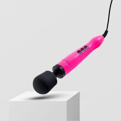 Вібромасажер DOXY Die Cast Massager Hot Pink, дуже потужний, живлення 220В, металевий корпус SX2456 фото