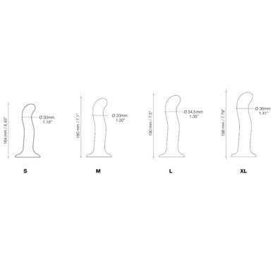 Насадка для страпона Strap-On-Me P&G-Spot Dildo, силикон, размер XL SO9011 фото
