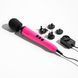 Вібромасажер DOXY Die Cast Massager Hot Pink, дуже потужний, живлення 220В, металевий корпус SX2456 фото 4