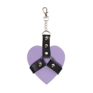 Брелок на карабіні для ключів Art of Sex Chained Heart, Лаванда SX2245 фото