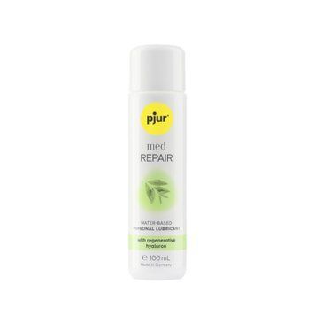 Лубрикант на водній основі pjur MED Repair glide 100 мл з регенерувальним гіалуроном для сухої шкіри PJ10830 фото
