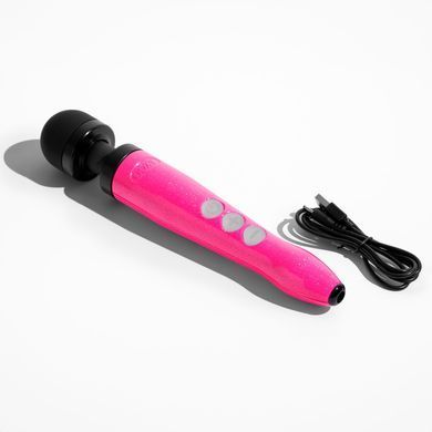 Вібромасажер DOXY Die Cast 3R Hot Pink, дуже потужний, перезаряджуваний, металевий корпус SX2460 фото