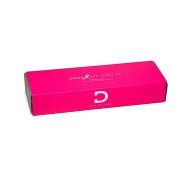 Вібромасажер DOXY Die Cast 3R Hot Pink, дуже потужний, перезаряджуваний, металевий корпус SX2460 фото