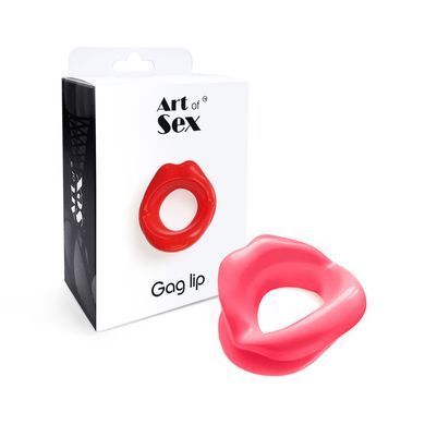 Кляп-розширювач у формі губ Art of Sex &ndash; Gag lip, рожевий SO6702 фото