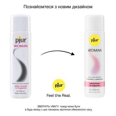 Змазка на силіконовій основі pjur Woman 100мл, без ароматизаторів та консервантів спеціально для неї PJ10170 фото