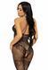 Бодістокінг Leg Avenue Rhinestone Lace and Net Bodystocking OS Black SO7889 фото 2