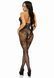 Бодістокінг Leg Avenue Rhinestone Lace and Net Bodystocking OS Black SO7889 фото 4