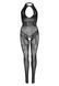 Бодістокінг Leg Avenue Rhinestone Lace and Net Bodystocking OS Black SO7889 фото 6