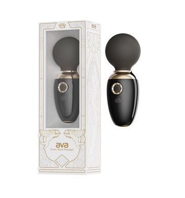 Смарт-вібромасажер Zalo &ndash; AVA Obsidian Black, 8 режимів, підігрів, дуже потужний та компактний SO9553 фото